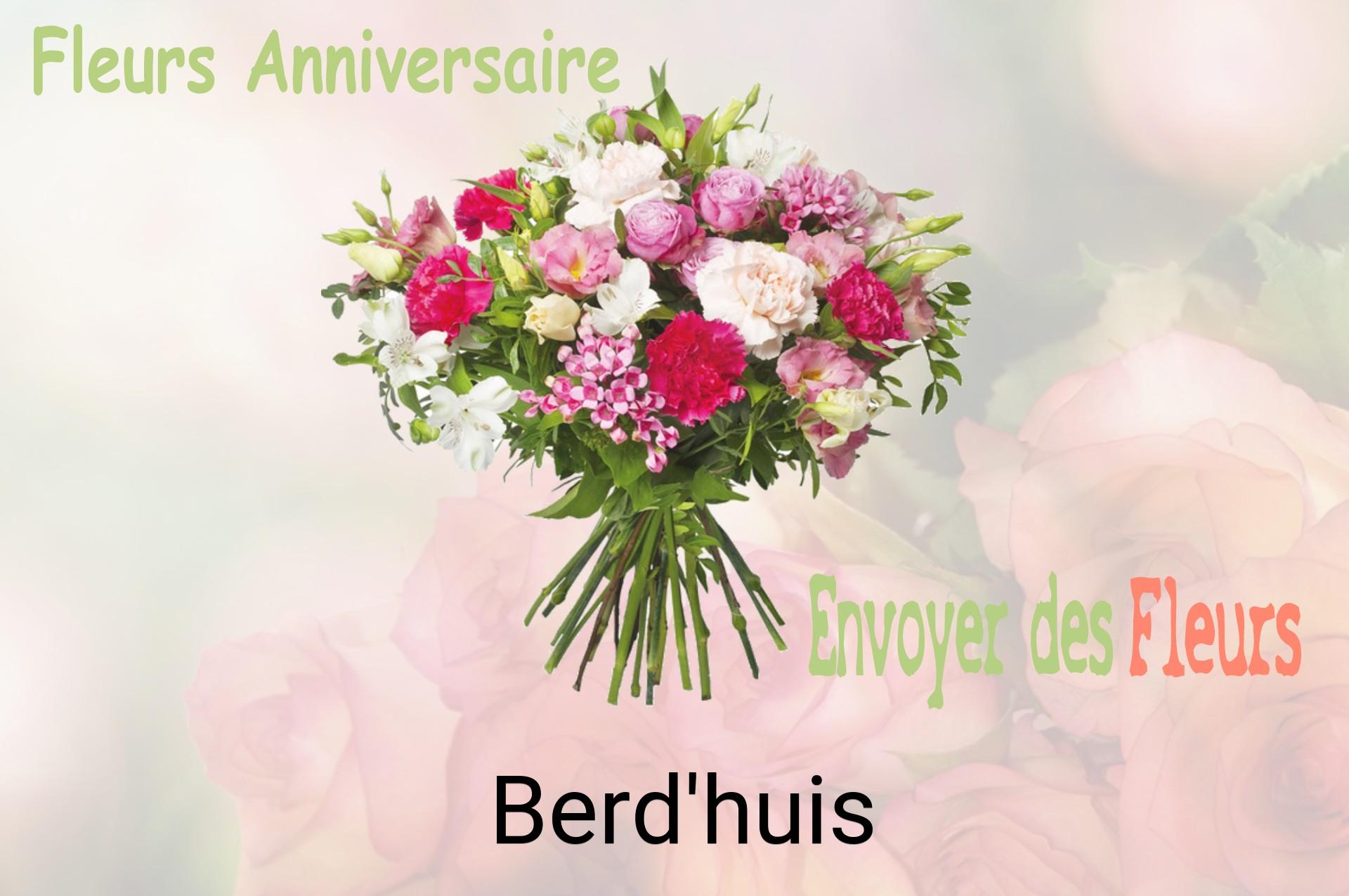 Bouquet de fleurs d’anniversaire livré à Berd'huis
